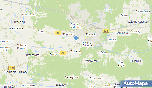 mapa Pod Sobienkami, Pod Sobienkami na mapie Targeo